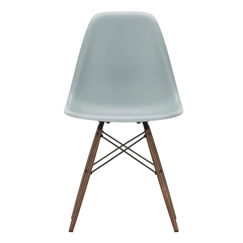 Cadeira Eames em Plástico DSW / Base dark maple